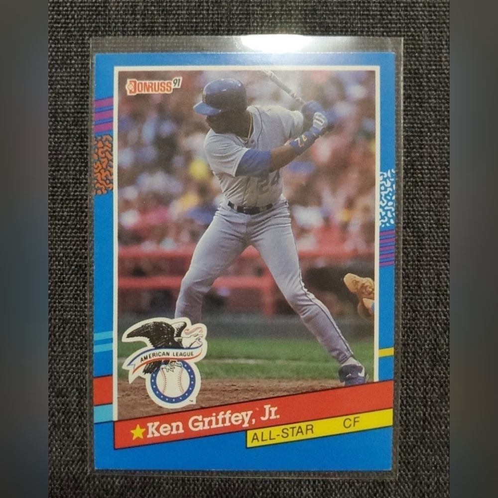 1991 Donruss Ken Griffey Jr Baseball All-Star Error Card (No . After Inc)